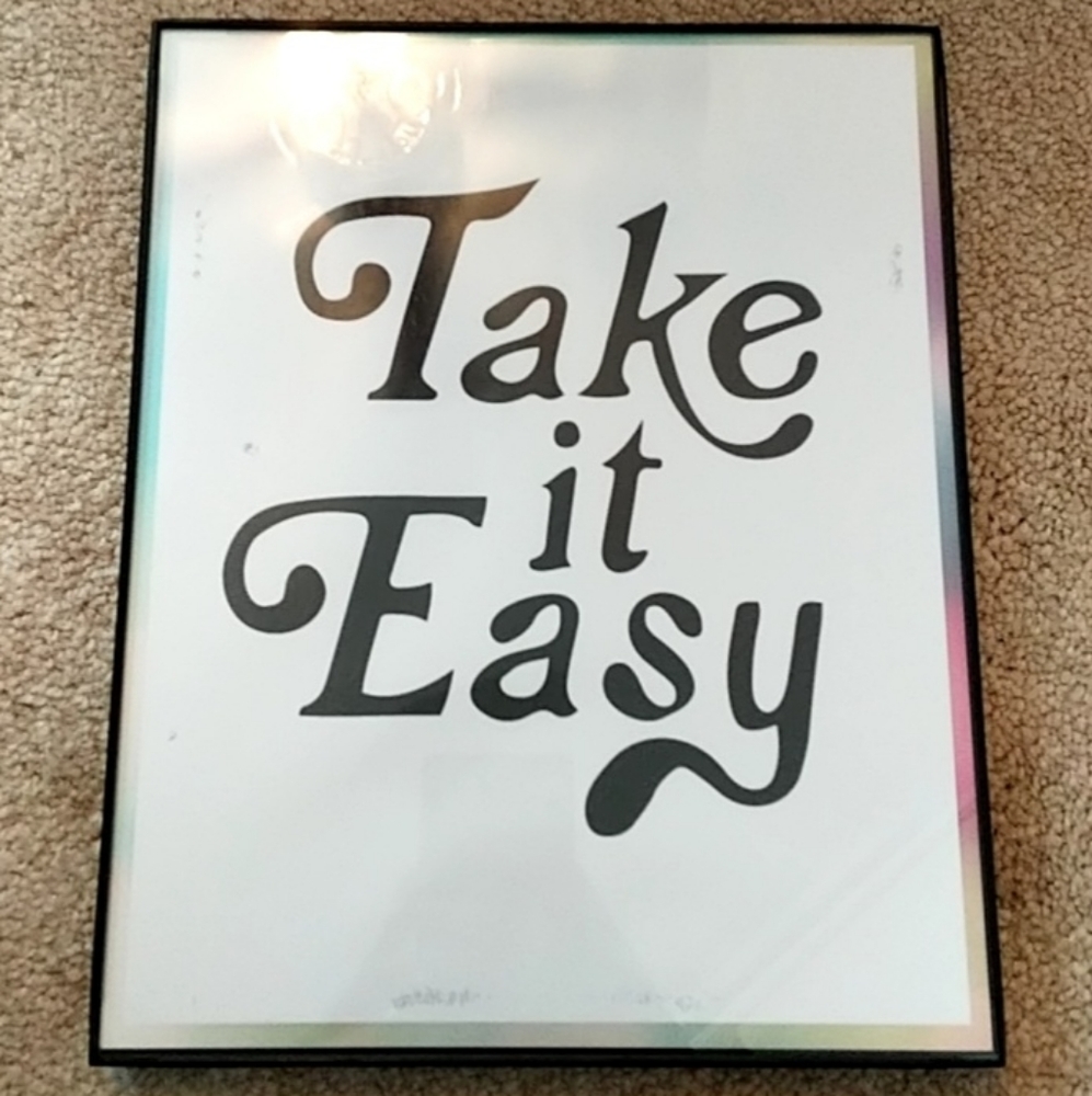 Mental Wellness Poster W/ Frame
